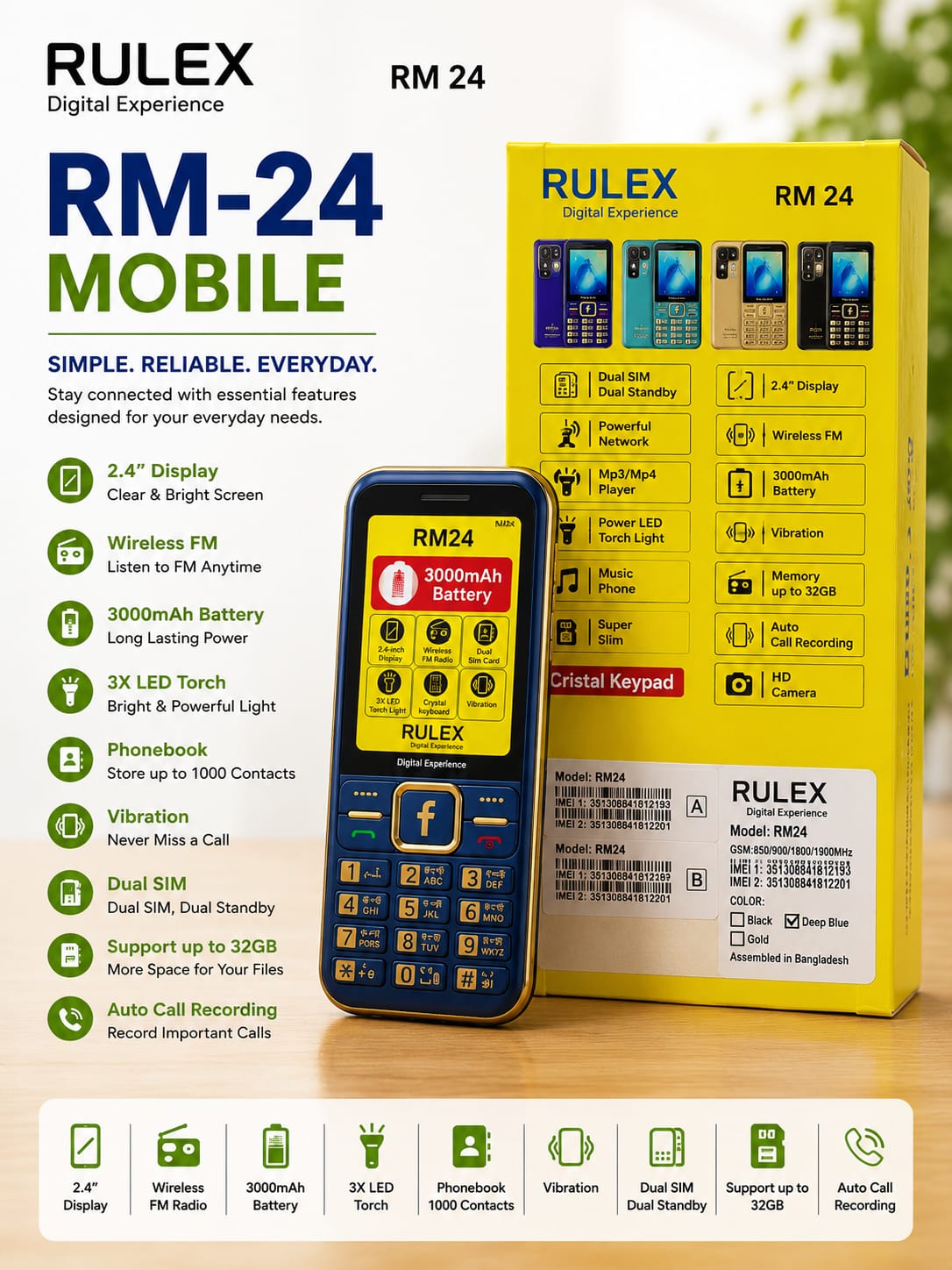 RULEX RM-24. original Phone