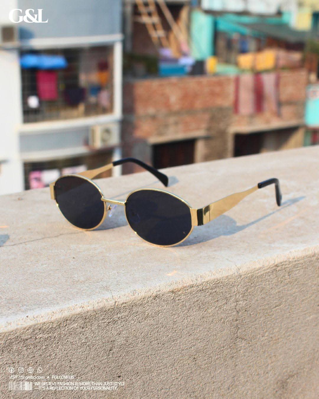 Oval Shape Sunglass Ladies