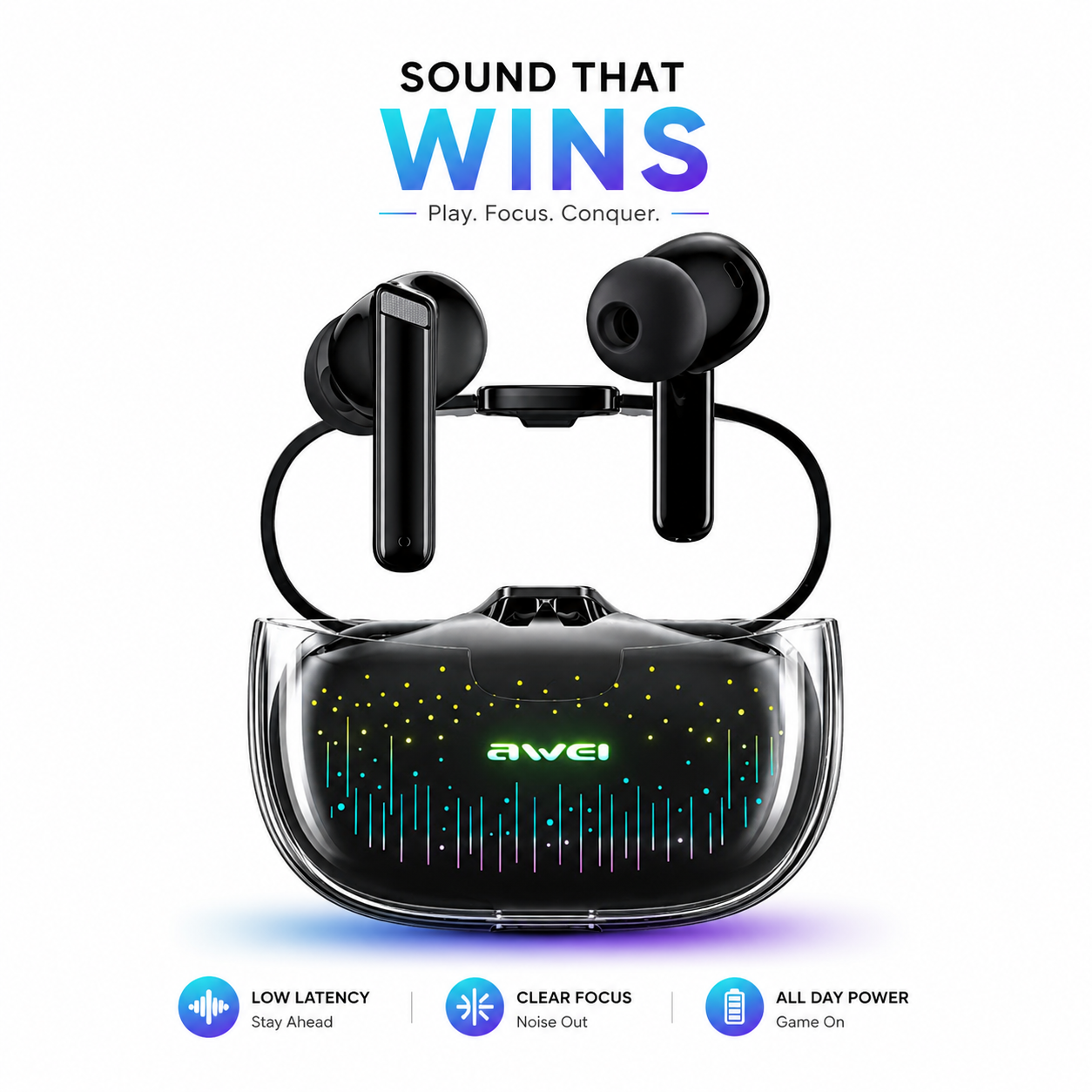 Awei T52 ANC True Wireless Earbuds