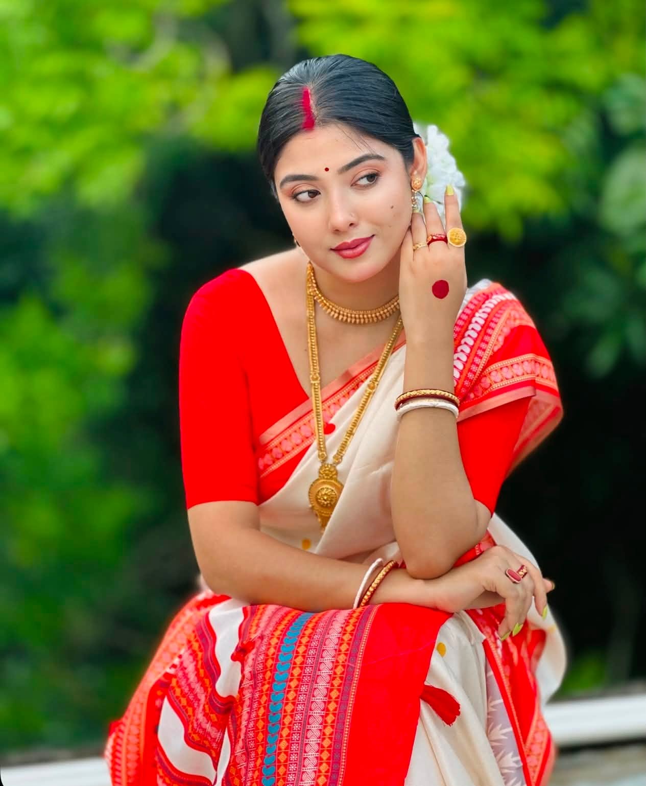 Indian Inspired Assam Silk Saree