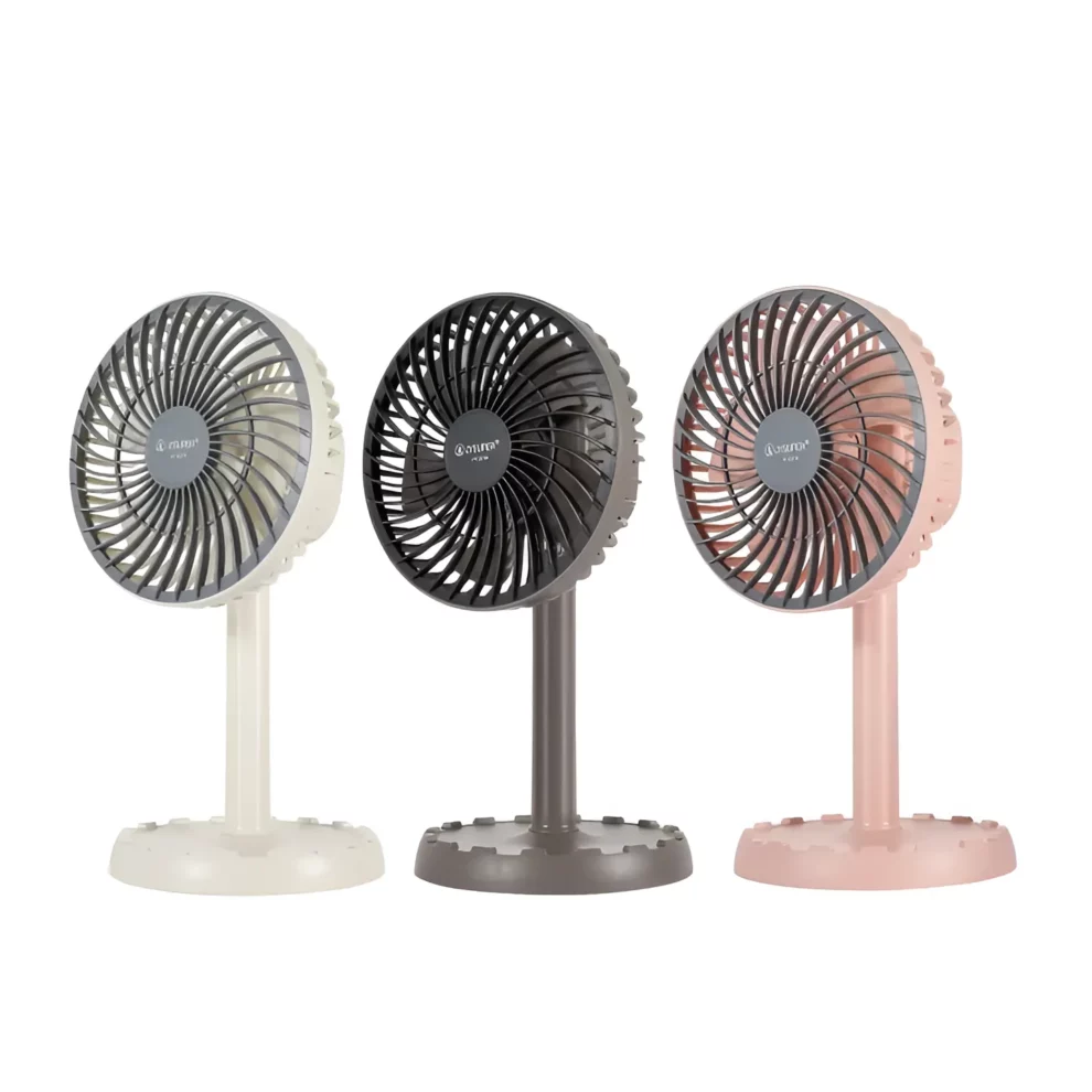 JYSUPER JY-2218 12-Inch Rechargeable Desk Fan – Powerful, Adjustable & Portable