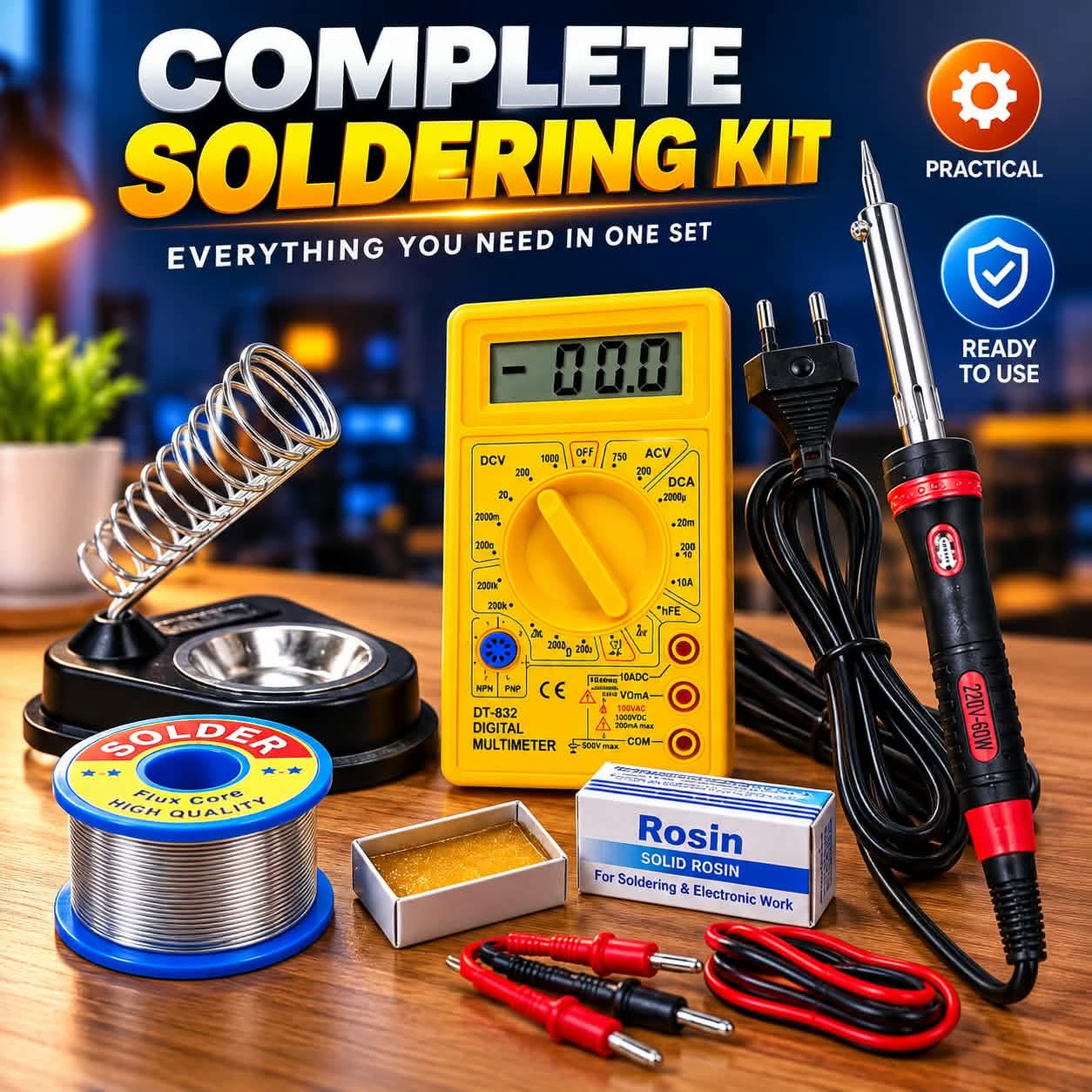 Master Soldering Combo Kit (5-in-1 Solution